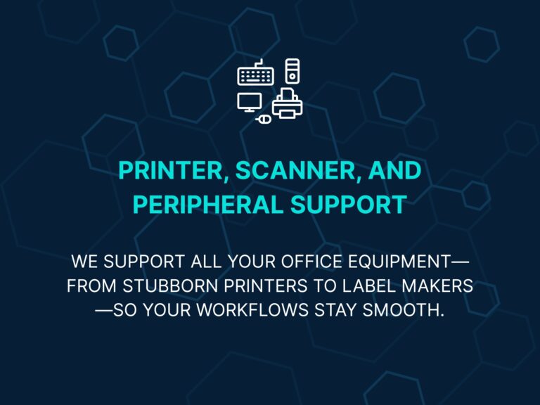 Printer, Scanner, and Peripheral Support
