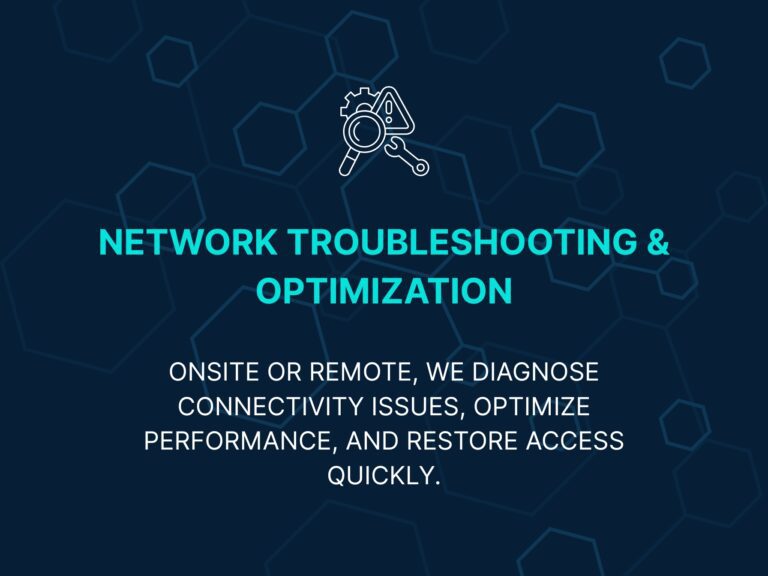 Network Troubleshooting & Optimization