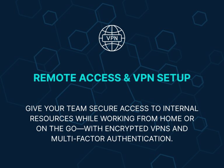 Remote Access & VPN Setup